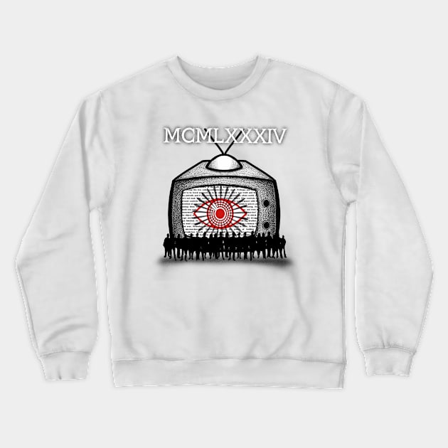 MCMLXXXIV -1984 Crewneck Sweatshirt by exentric-wren